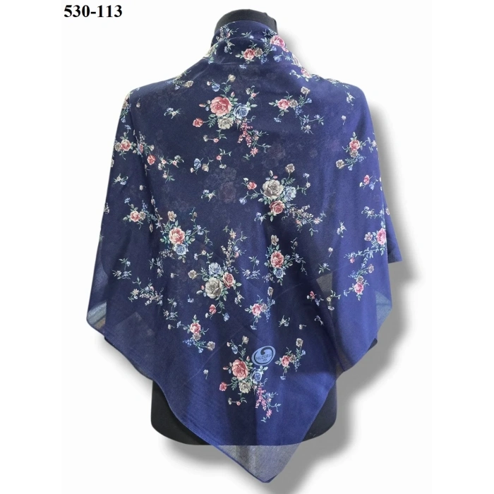 Huzurlu İpek Polyester Oyalık Yazma 530-113