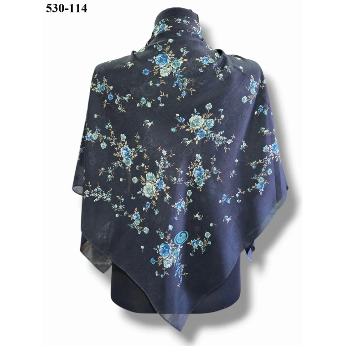 Huzurlu İpek Polyester Oyalık Yazma 530-114