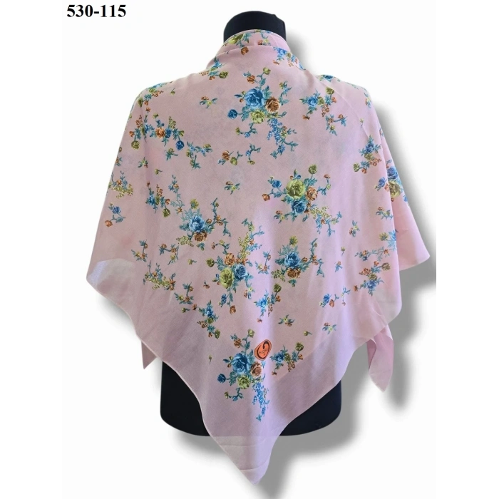 Huzurlu İpek Polyester Oyalık Yazma 530-115
