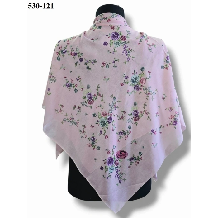 Huzurlu İpek Polyester Oyalık Yazma 530-121