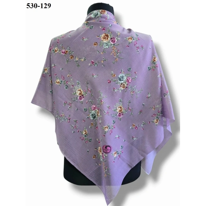 Huzurlu İpek Polyester Oyalık Yazma 530-129
