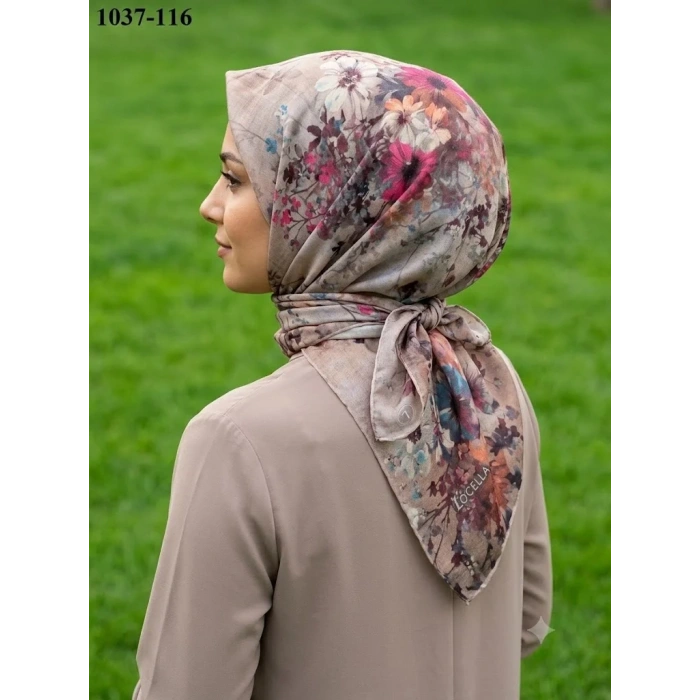 Locella Soft Pamuk Eşarp (A.Vizon-Pembe) 1037-116