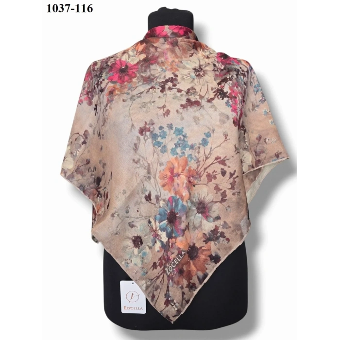 Locella Soft Pamuk Eşarp (A.Vizon-Pembe) 1037-116
