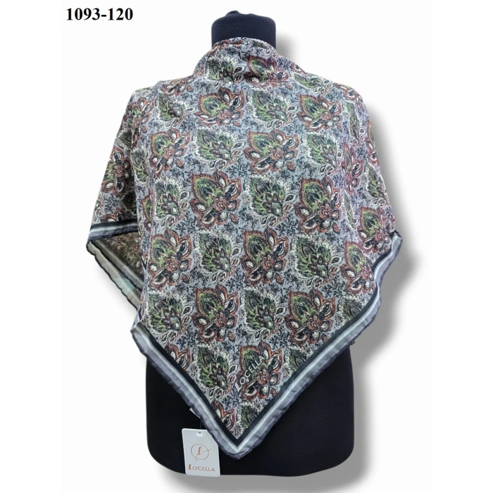 Locella Soft Pamuk Eşarp (Gri) 1093-120