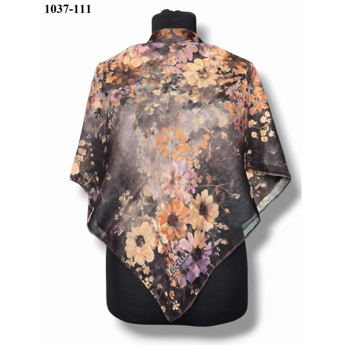Locella Soft Pamuk Eşarp (kahve) 1037-111