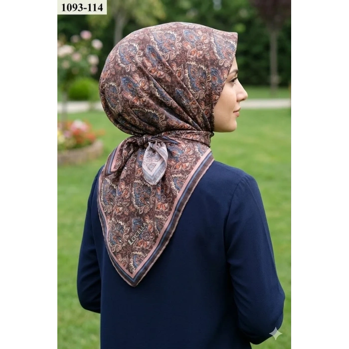 Locella Soft Pamuk Eşarp (Kahverengi) 1093-114