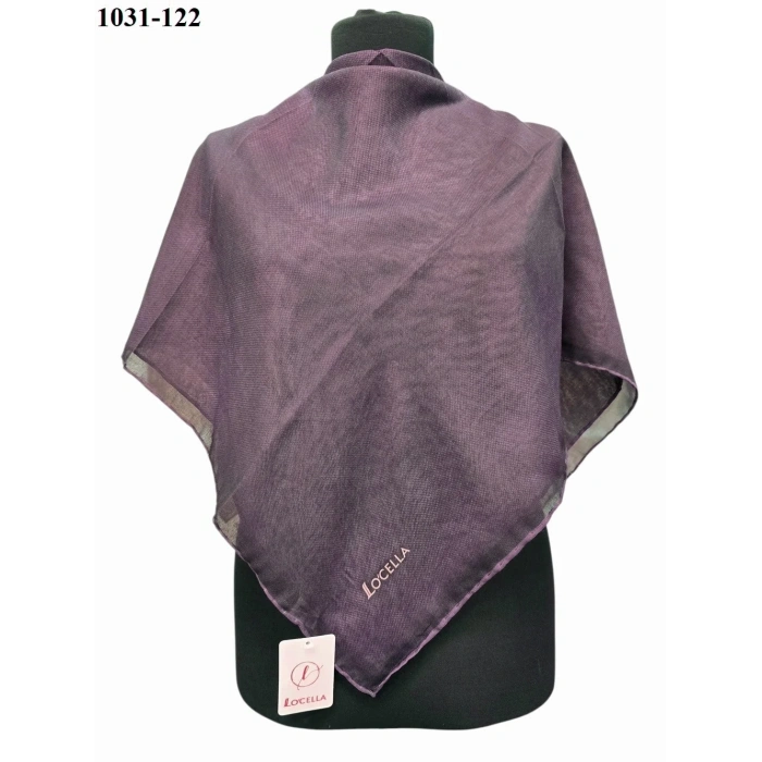 Locella Soft Pamuk Eşarp (Koyu Mürdüm) 1031-122
