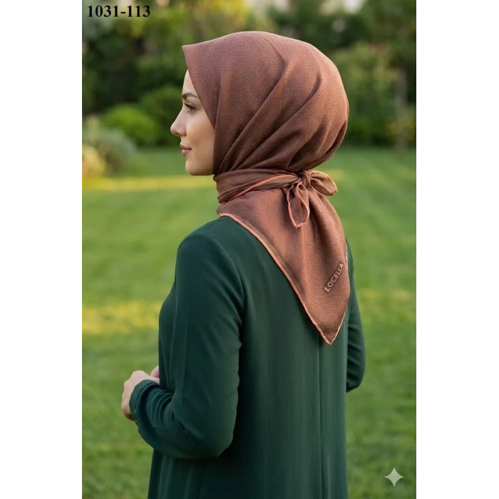 Locella Soft Pamuk Eşarp ( Koyu Taba) 1031-113