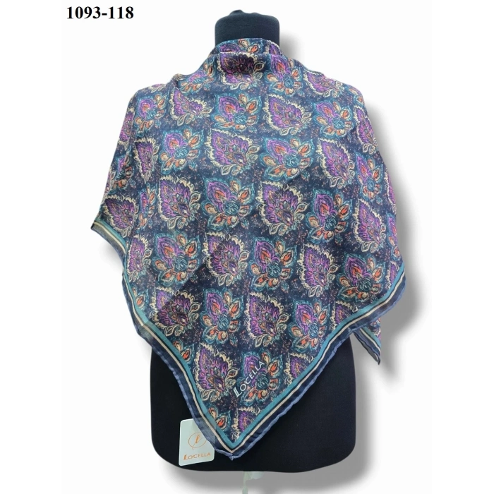 Locella Soft Pamuk Eşarp (Lacivert) 1093-118