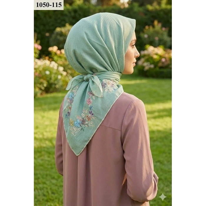 Locella Soft Pamuk Eşarp (Mint) 1050-115