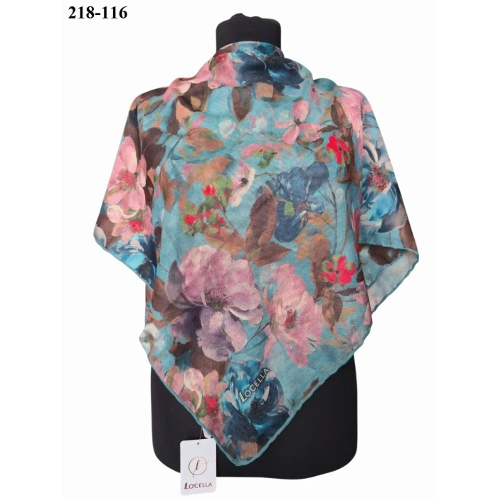 Locella Soft Pamuk Eşarp (Mint) 218-116