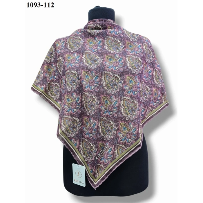 Locella Soft Pamuk Eşarp (Mürdüm) 1093-112