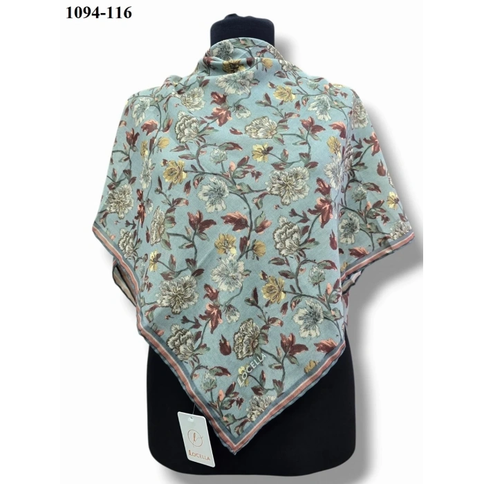 Locella Soft Pamuk Eşarp (Nil Yeşili) 1094-116