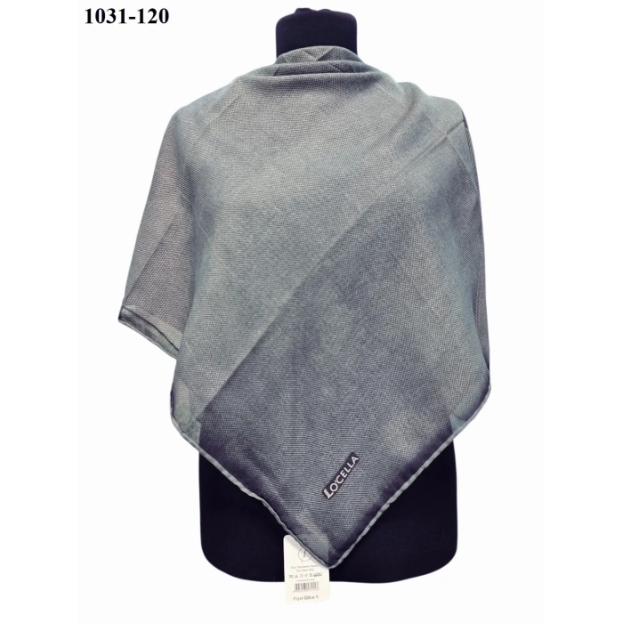 Locella Soft Pamuk Eşarp (Siyah Gri ) 1031-120
