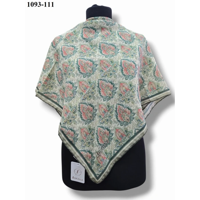 Locella Soft Pamuk Eşarp (Yeşil) 1093-111