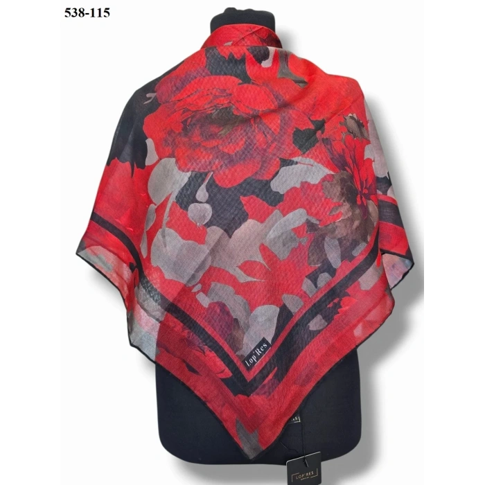 Lopres Dijital Soft Pamuk Eşarp 538-115