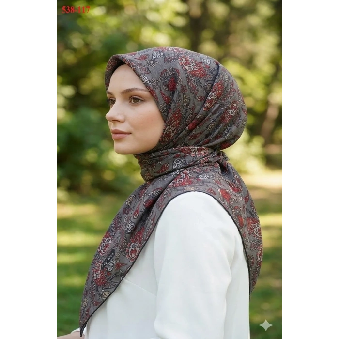 Lopres Dijital Soft Pamuk Eşarp 538-117
