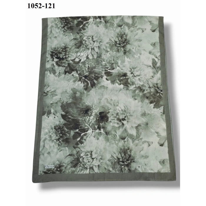 Moon Scarf Bambu Kraş Pamuk Şal (Küf Yeşili) 1052-121