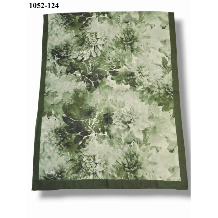 Moon Scarf Bambu Kraş Pamuk Şal (Yeşil) 1052-124