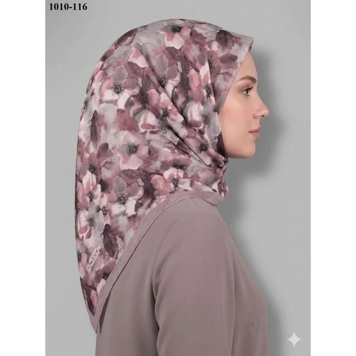 Moon Scarf Desenli Bambu Pamuk Eşarp 1010-116