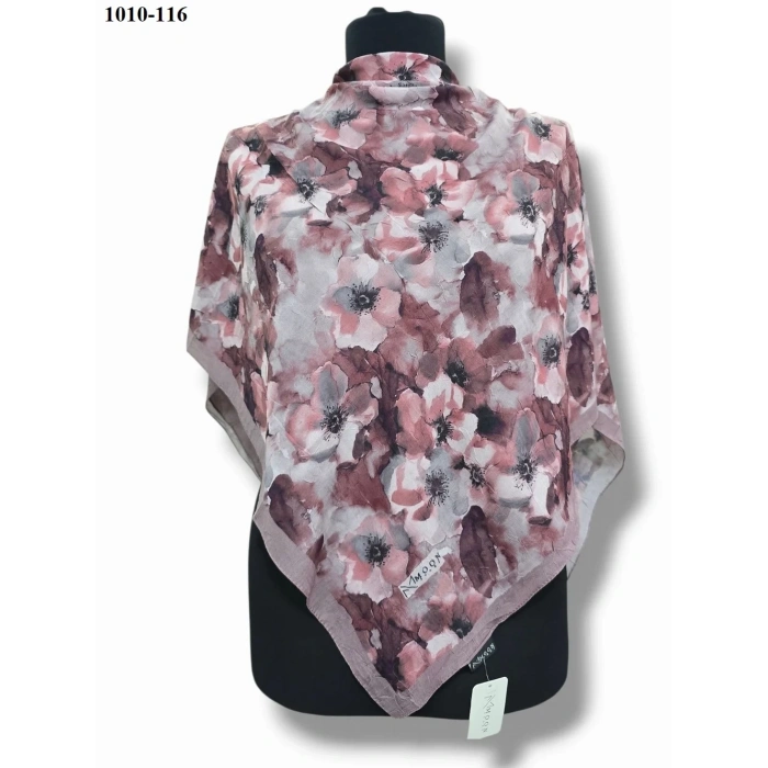 Moon Scarf Desenli Bambu Pamuk Eşarp 1010-116