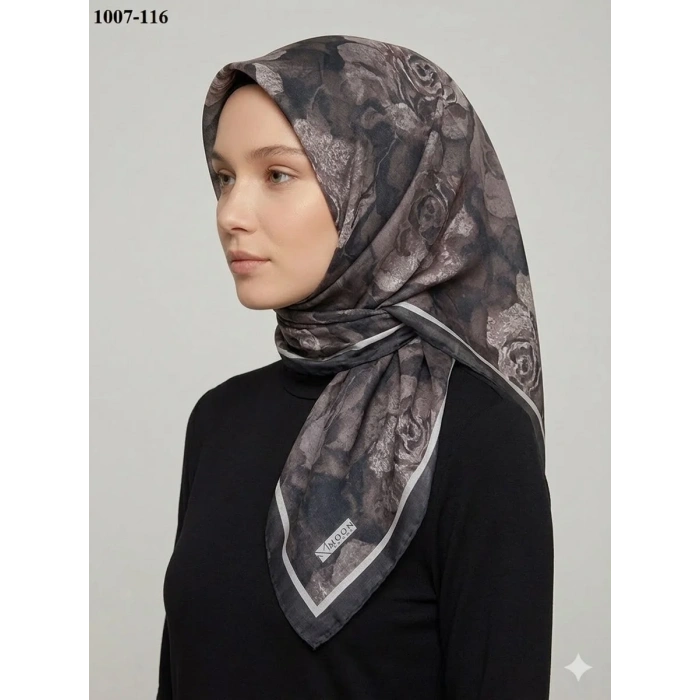 Moon Scarf Soft Pamuk Eşarp 1007-116