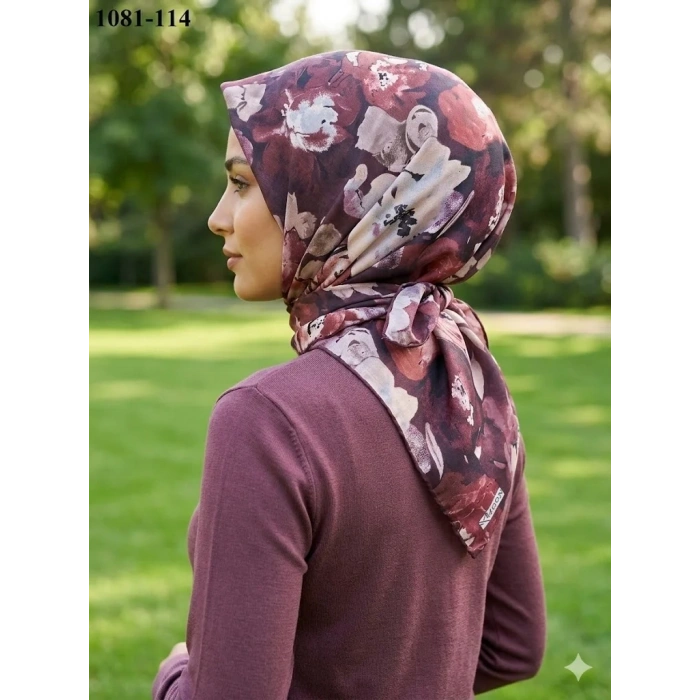 Moon Scarf Soft Pamuk Eşarp 1081-114