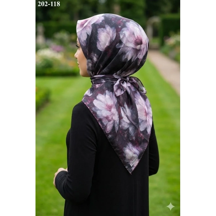 Moon Scarf Soft Pamuk Eşarp 202-118