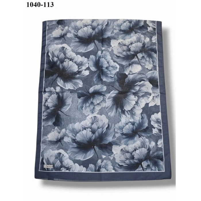 Moon Scarf Soft Pamuk Şal (Gri) 1040-113