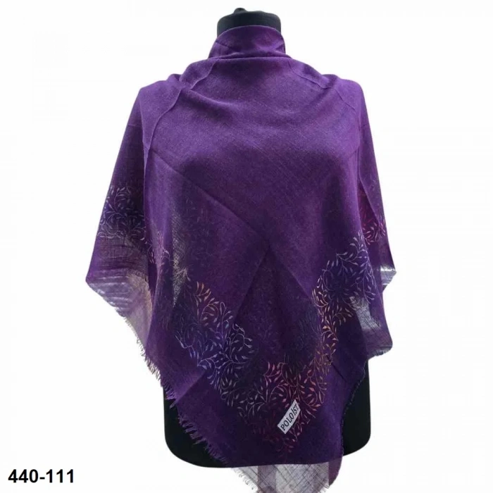 Polo İst Desenli Flamlı Eşarp 440-111