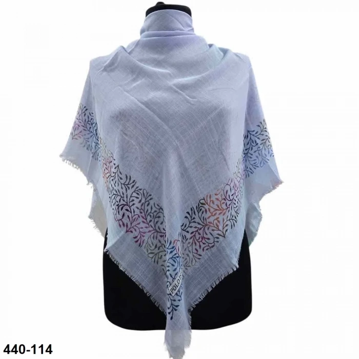 Polo İst Desenli Flamlı Eşarp 440-114