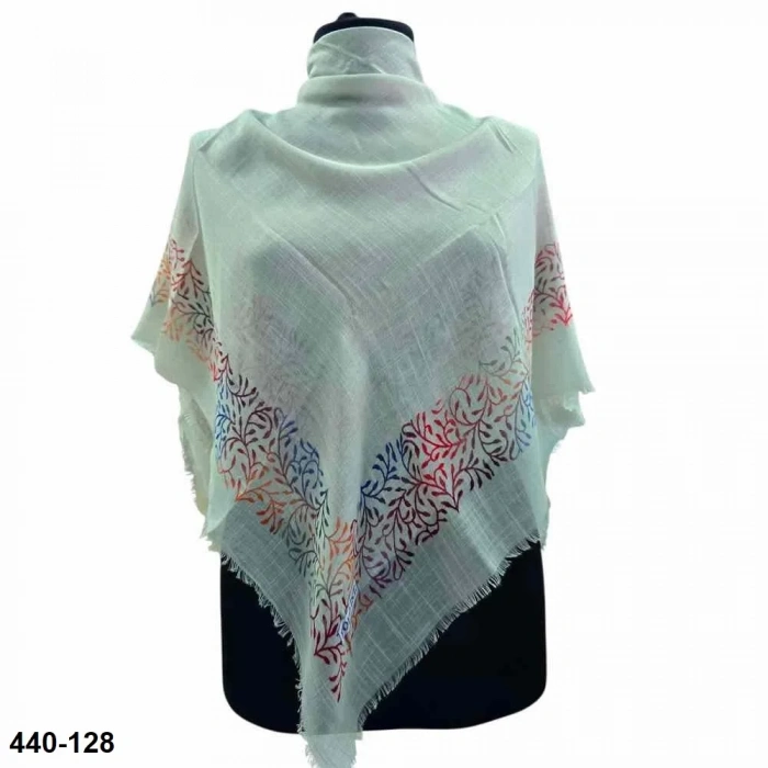 Polo İst Desenli Flamlı Eşarp 440-128