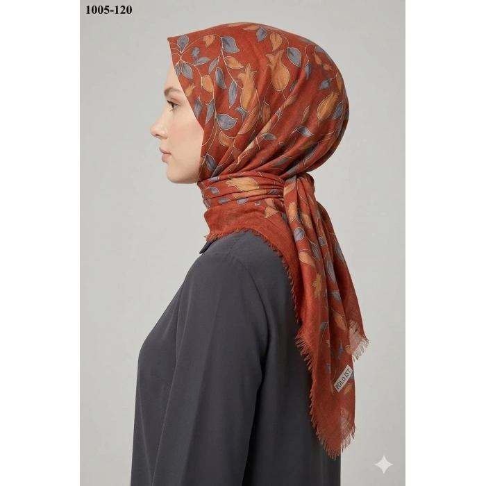 Polo İst Desenli Flamlı Pamuk Eşarp 1005-120