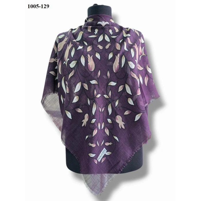 Polo İst Desenli Flamlı Pamuk Eşarp 1005-129