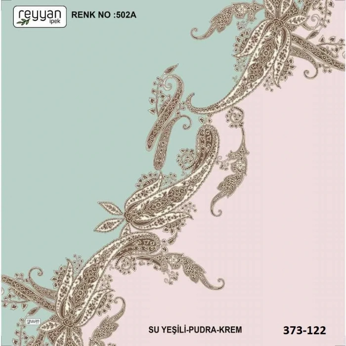 Reyyan İpek Desenli Oyalık Yazma 373-122