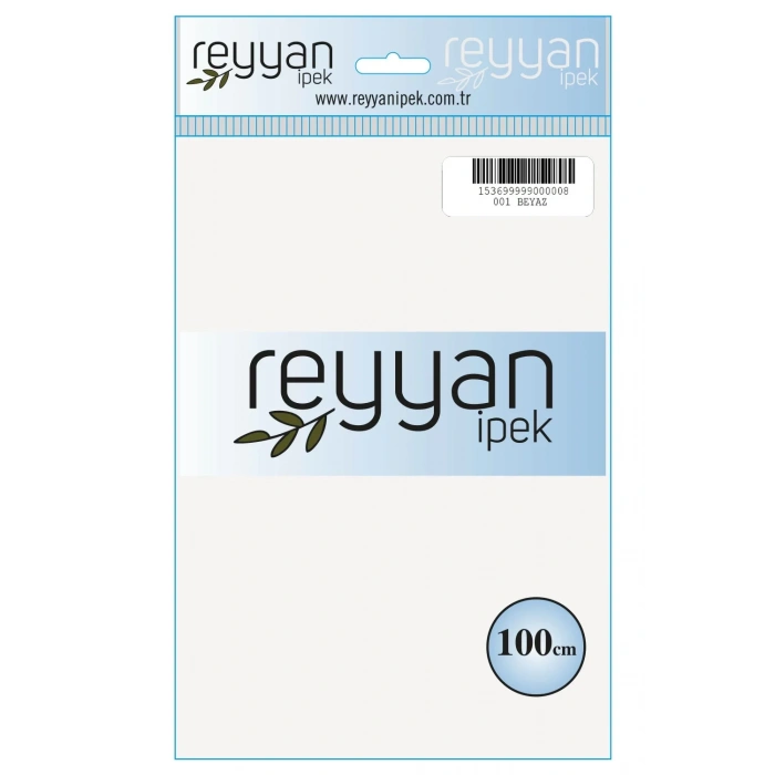 Reyyan İpek Düz Renk Oyalık Yazma reyyan-001 (beyaz)
