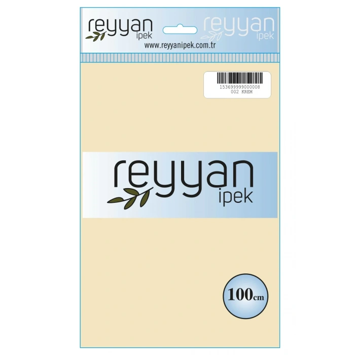 Reyyan İpek Düz Renk Oyalık Yazma reyyan-002 (krem)