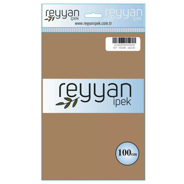 Reyyan İpek Düz Renk Oyalık Yazma reyyan-007 (a.vizon)