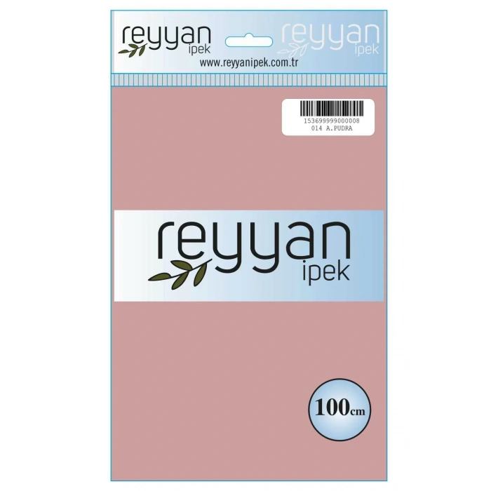 Reyyan İpek Düz Renk Oyalık Yazma reyyan-014 (a. pudra)