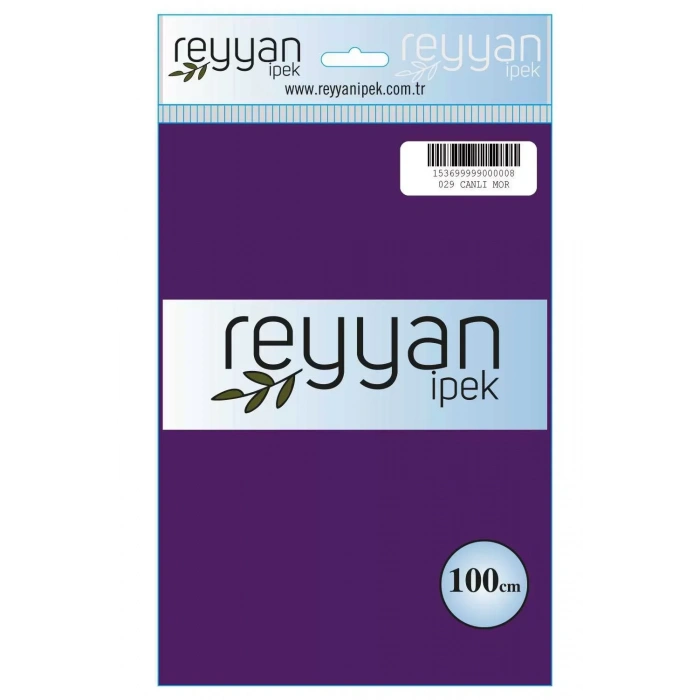 Reyyan İpek Düz Renk Oyalık Yazma reyyan-029 (canlı mor)