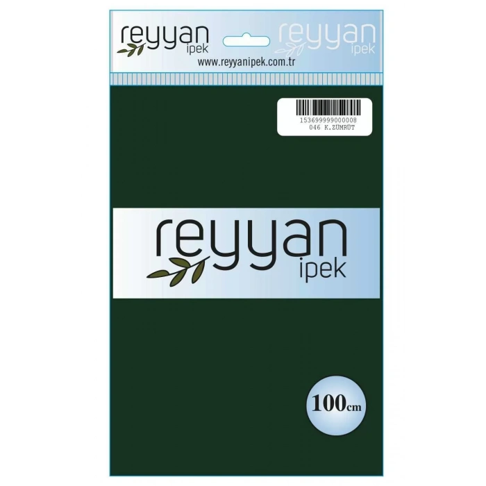 Reyyan İpek Düz Renk Oyalık Yazma reyyan-046 (Ördek- k.zümrüt)