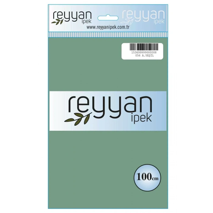 Reyyan İpek Düz Renk Oyalık Yazma reyyan-056 (a. yeşil)