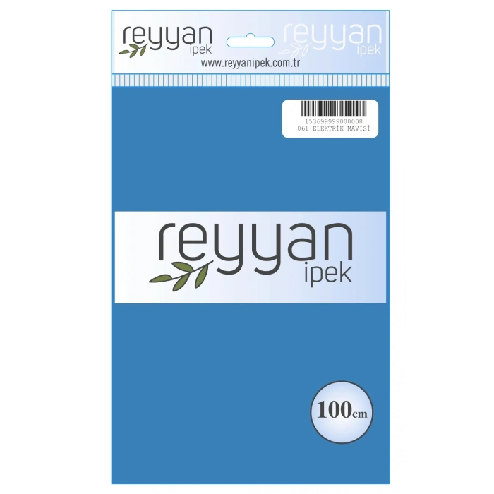 Reyyan İpek Düz Renk Oyalık Yazma reyyan-061 (elektrik mavi)