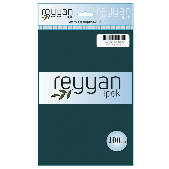 Reyyan İpek Düz Renk Oyalık Yazma reyyan-062 (k. petrol- kobalt)