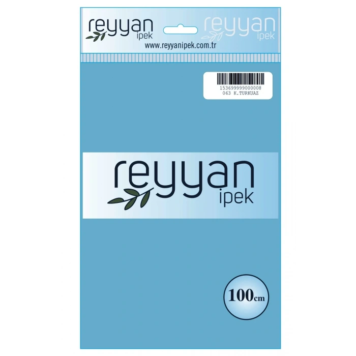 Reyyan İpek Düz Renk Oyalık Yazma reyyan-063 (k. turkuaz)