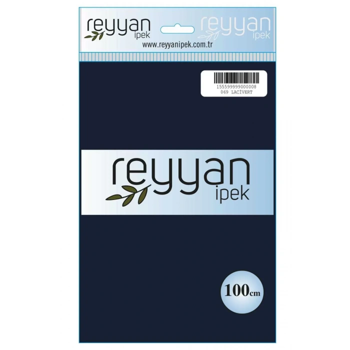 Reyyan İpek Düz Renk Oyalık Yazma reyyan-069 (lacivert)