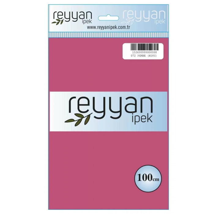 Reyyan İpek Düz Renk Oyalık Yazma reyyan-072 (koyu pembe)