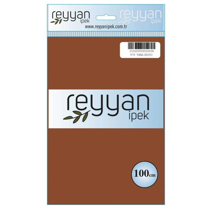 Reyyan İpek Düz Renk Oyalık Yazma reyyan-079 (koyu taba)
