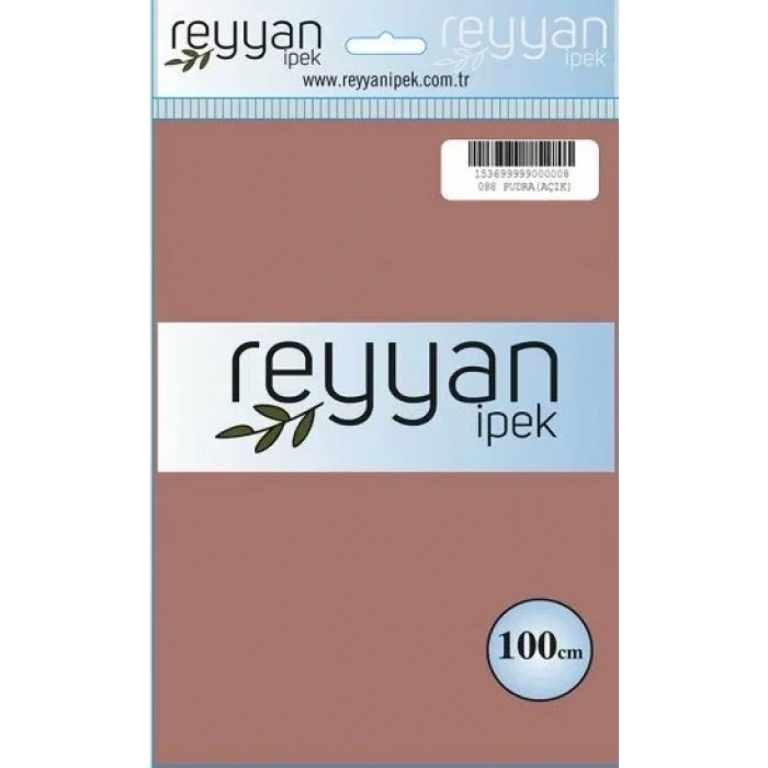 Reyyan İpek Düz Renk Oyalık Yazma reyyan-088 (açık pudra)
