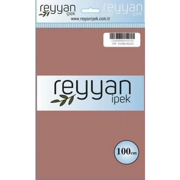 Reyyan İpek Düz Renk Oyalık Yazma reyyan-088 (açık pudra)